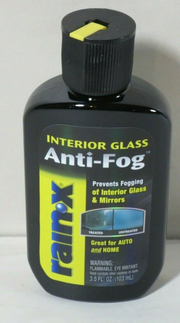 Rain-X Anti-Fog AF21106D/AF21112 Glass Treatment, 3.5 oz, Squeeze Bottle,  Clear, Liquid