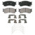 Wagner ZD893 Quickstop Ceramic Disc Brake Pad Set
