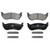 Wagner SX881 SevereDuty Semi-Metallic Disc Brake Pad Set