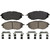 Wagner ZD1078 Quickstop Ceramic Disc Brake Pad Set