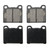 Wagner ZD31 Quickstop Ceramic Disc Brake Pad Set