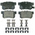Wagner ZD537 Quickstop Ceramic Disc Brake Pad Set