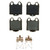 Wagner ZD771 Quickstop Ceramic Disc Brake Pad Set