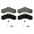 Wagner SX949 SevereDuty Semi-Metallic Disc Brake Pad Set