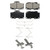 Wagner ZD436 Quickstop Ceramic Disc Brake Pad Set