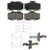 Wagner ZD611 Quickstop Ceramic Disc Brake Pad Set