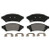 Wagner ZX1000 Quickstop Semi Metallic Disc Brake Pad Set