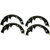 Wagner Z280R Drum Brake Shoe Set