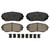 Wagner ZD1258A Quickstop Ceramic Disc Brake Pad Set