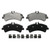Wagner SX1318 SevereDuty Semi-Metallic Disc Brake Pad Set