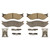 Wagner QC966B Thermoquiet Ceramic Disc Brake Pad Set