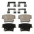 Wagner SX1057B SevereDuty Semi-Metallic Disc Brake Pad Set