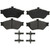 Wagner ZX659 Quickstop Semi-Metallic Disc Brake Pad Set