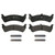 Wagner ZX667 Quickstop Semi-Metallic Disc Brake Pad Set