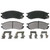 Wagner ZX728 Quickstop Semi-Metallic Disc Brake Pad Set