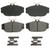 Wagner ZX601 Quickstop Semi-Metallic Disc Brake Pad Set
