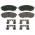 Wagner ZD887 Quickstop Ceramic Disc Brake Pad Set