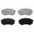 Wagner ZX433B Quickstop Semi-Metallic Disc Brake Pad Set