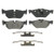Wagner ZX1267 Quickstop Semi-Metallic Disc Brake Pad Set