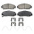 Wagner ZD1276 Quickstop Ceramic Disc Brake Pad Set