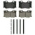 Wagner ZD1347 Quickstop Ceramic Disc Brake Pad Set