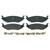 Wagner ZX967A Quickstop Semi-Metallic Disc Brake Pad Set