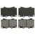 Wagner ZX772 Quickstop Semi-Metallic Disc Brake Pad Set