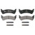 Wagner ZX667A Quickstop Semi-Metallic Disc Brake Pad Set