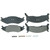 Wagner ZX521 Quickstop Semi-Metallic Disc Brake Pad Set