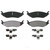 Wagner ZX967 Quickstop Semi-Metallic Disc Brake Pad Set