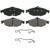 Wagner ZX869 Quickstop Semi-Metallic Disc Brake Pad Set