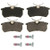 Wagner ZX886 Quickstop Semi-Metallic Disc Brake Pad Set
