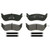 Wagner ZX674 Quickstop Semi-Metallic Disc Brake Pad Set