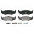 Wagner ZX782 Quickstop Semi-Metallic Disc Brake Pad Set