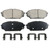 Wagner ZD1301 Quickstop Ceramic Disc Brake Pad Set