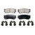 Wagner ZD1297 Quickstop Ceramic Disc Brake Pad Set