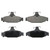Wagner ZX413 Quickstop Semi-Metallic Disc Brake Pad Set