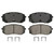 Wagner ZD1295A Quickstop Ceramic Disc Brake Pad Set