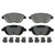 Wagner ZX1618A Quickstop Semi-Metallic Disc Brake Pad Set