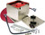 Taylor 48201 NHRA Trunk Mount Aluminum Battery Cable Box Kit 11.25 X 9.5 X 8.75