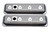 Edelbrock 4446 Engine Valve Cover Set-Signature Standard Steel Chrome