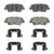 Wagner Brakes OEX1848 Disc Brake Pad Set OEX Ceramic Rear Premium