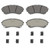Wagner Brakes OEX1331A Disc Brake Pad Set OEX Ceramic Front