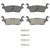 Wagner Brakes OEX1120 Disc Brake Pad Set OEX Ceramic Rear Premium