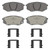 Wagner Brakes OEX1447 Disc Brake Pad Set OEX Ceramic Front Premium