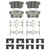 Wagner Brakes OEX537 Disc Brake Pad Set OEX Ceramic Rear Premium