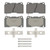 Wagner Brakes OEX1050A Disc Brake Pad Set OEX Ceramic Front
