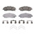 Wagner Brakes OEX1723 Disc Brake Pad Set OEX Ceramic Front Premium