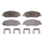 Wagner Brakes OEX1332 Disc Brake Pad Set OEX Ceramic Front