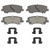 Wagner Brakes OEX1793 Disc Brake Pad Set OEX Ceramic Rear Premium
